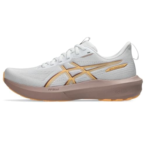 Image of ASICS Women's GT-1000 14 Running Shoes, White/Rubble Red, 5.5 UK