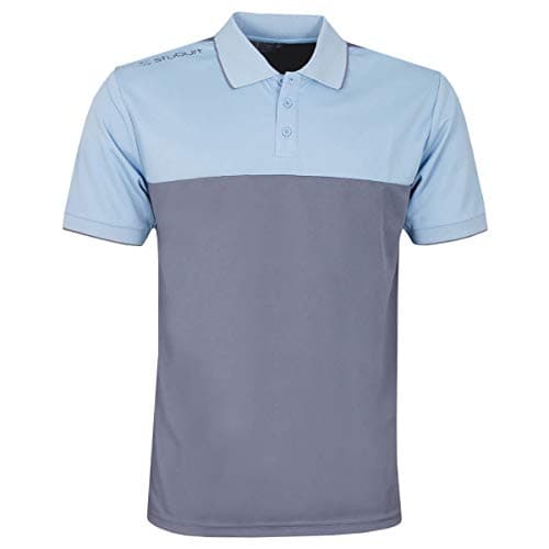 Image of Stuburt Golf Mens Evolve Duo Block Polo Shirt - Storm - M