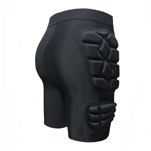Image of Topeter Protective Padded Soccer Goalie Shorts, Football Goalkeeper Impact Protection Undershorts M