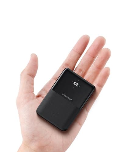 Image of Charmast 10000mAh Mini Power Bank Fast Charging, 20W Small Portable Charger USB C with PD3.0, LED Display Rechargeable Portable Battery Pack for iPhone, Samsung, Pixel, Other Smartphone, Tablets