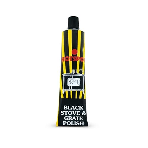 Image of Hotspot Stove and Grate Polish Black – Restores Shine, Protects Cast Iron Surfaces, Easy Application, Heat-Resistant Finish, Ideal for Wood Stoves and Fireplaces 75ml