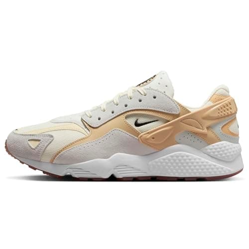 Image of NIKE Air Huarache Runner Men's Trainers DZ3306 (Coconut Milk/Black/Sesame 104) UK 13 (EU 48.5)