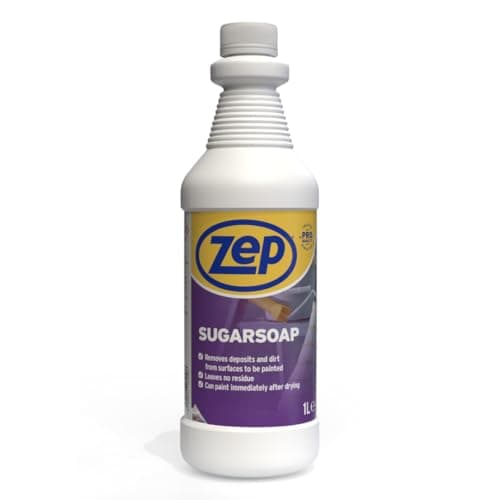 Image of Zep Sugar Soap 1L – Concentrated Surface Cleaner, Dilutes from 50ml, No Residue, Ideal Paint Prep & Wall Cleaning Products