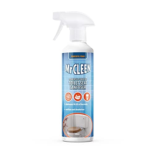 Image of Mr Cleen Toilet Seat Sanitiser - Kills 99.9% of Bad Bacteria - 500ml