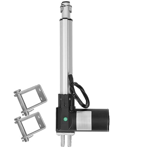 Image of Heavy Duty Electric Linear Actuator Motor DC 12V 24V Stroke 50mm - 600mm Max 6000N, Protection Class IP54, Lift Motor for Medical Bed Electric Stand Lifting Rod ( Color : 5mm/s-6000N(600KG) , Size : 1