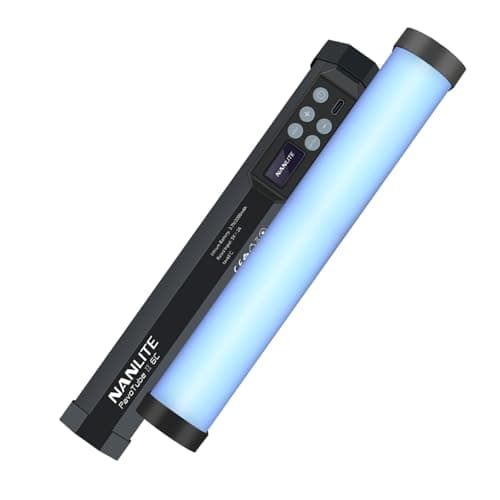 Image of NANLITE PavoTube II 6C LED RGB Tube, 2700K-7500K Ultra-Wide Color Temperature, 2.4GHz Wireless Control Portable Handheld Photography Lighting Stick