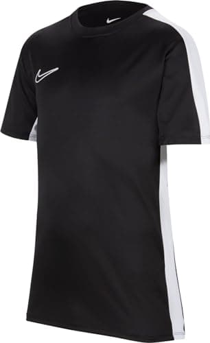 Image of NIKE Unisex Kids Y Nk Df Acd23 Top T-Shirt, Black/White/White, XS UK