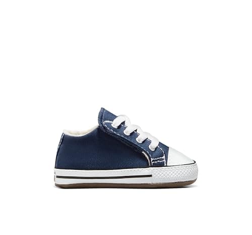 Image of Converse Chuck Taylor First Star Canvas Hi Trainers Child Blue - 1 Toddler (1.5 Toddler) - Hi Top Trainers Shoes