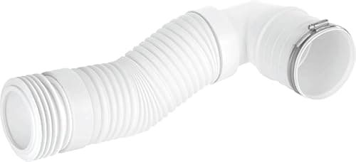 Image of McAlpine Long 90 Degree Back to Wall Flexible WC Connector 110mm Outlet WC-CON8F-BTW