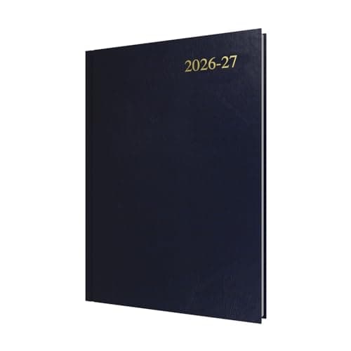 Image of 2026-2027 - Mid/Academic Year Planner - 13 Month A4 Day-to-Page - Collins Debden Essential Range Dark Blue (ESS41M.65-2627)