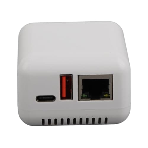 Image of Usb 2.0 Network Print Server, Usb Printer Server Support Up to 256GB, LAN Print Share Server for XP for Android for Linux 3.4 (UKPlug)