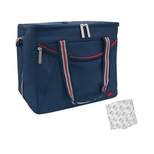 Image of Polar Gear Premium Insulated Cool Bag Range - 6L Lunch Bag, 16L Picnic Basket, 30L Cooler Box - Triple Layer Cool Bags With Complimentary Ice Pack (30L)