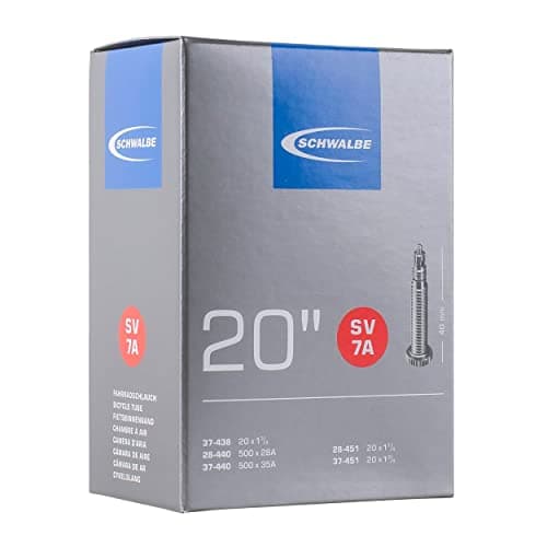 Image of Schwalbe SV7A 20 x 1 1/8 - 1 3/8 Inch Inner Tube with Schrader Valve