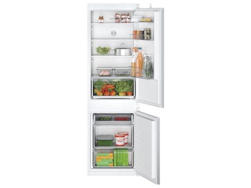 Image of Bosch KIV86NSE0 Integrated Combination Refrigerator with Slide 267L White