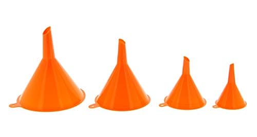 Image of XL Tech 300604 Set of 4 Funnels Diameter: 50/75/100/120 mm, Oil- and Hydrocarbon-Resistant