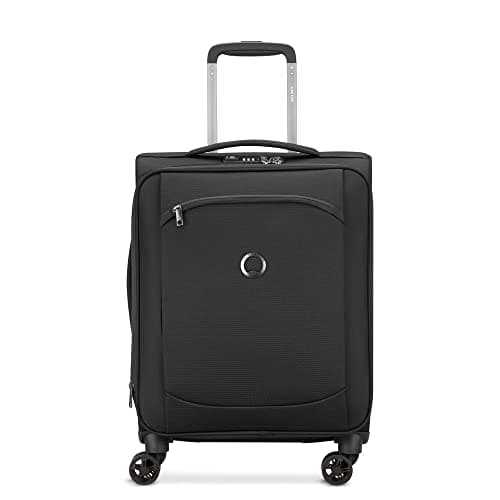 Image of Delsey Montmartre Air 2.0 Suitcase, 55 Centimeters, Black/White, S (55cm - 37.26L), Trolley Cabin