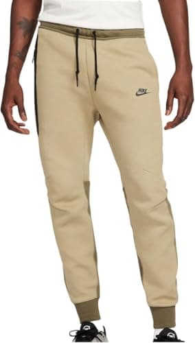 Image of Nike Sportswear Tech Fleece Men's Joggers (Neutral Olive/Medium Olive/Black, FB8002-276) Size Small