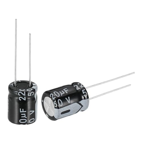 Image of sourcing map 220uF 50V 10x13mm Electrolytic Capacitor, Radial Leads Aluminum Capacitors for TV, VCD, LCD Monitor, Speaker, 50Pcs