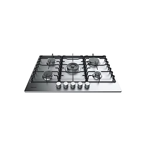 Image of Hotpoint 75cm 5 Burner Gas Hob - Stainless Steel