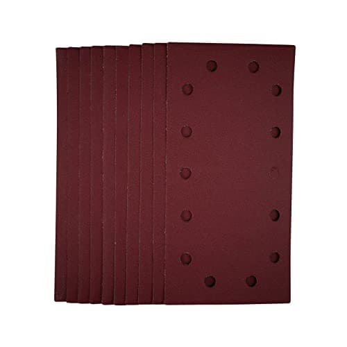 Image of Draper 55865 1/2 Sanding Sheets with Hook and Loop, 115 x 230mm, 240 Grit (Pack of 10)