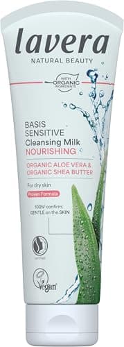 Image of lavera Basis Sensitiv Cleansing Milk ∙ Vegan Organic Skin Care Natural & Innovative Cosmetics,125ml