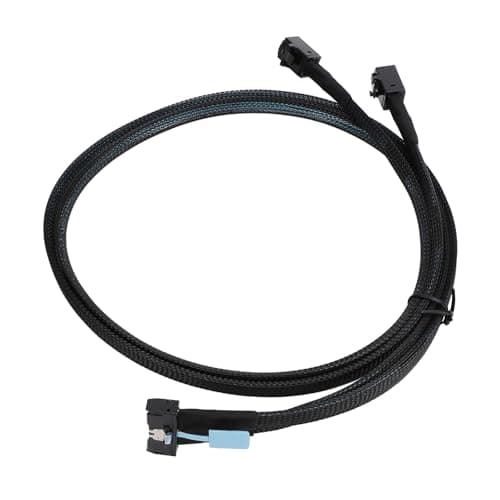 Image of Rengue MCIO 8i to 2 SFF 8643 Cable PCIe 5.0 32GT/s Data Transfer for Server Data Center with 31.5in Length