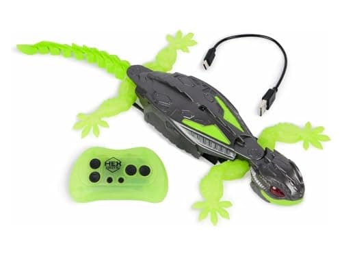 Image of HEX BOTS Official Wall Crawler Gecko, Rechargeable Remote Control Robot Kids Toys, Climbs up Walls for Prank Toys and Games, RC Robot Toys for Boys & Girls Ages 4 & Up