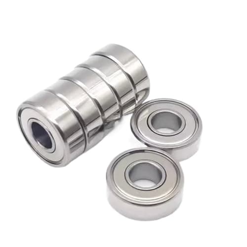Image of 10PCS Miniature Deep Groove Ball Bearing 604 605 606 607 608 609 623 624 625 626 627 628 629 635 636 637 638 639 ZZ 2RS(10PCS_604 2RS 4X12X4MM)