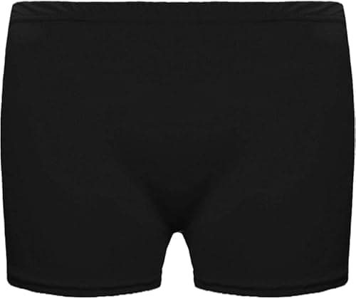 Image of ANZEE Ladies Microfiber Hot Pants Womens Shorts Dance Gym Party Yoga Elasticated Waist Knickers Casual Workouts Stretch Beach Pool Party Wear Club Wear UK S-XL (UK, Alpha, S, M, Black)