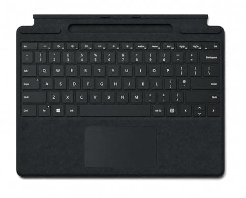 Image of Microsoft Surface Pro Type Cover with pen storage (for Surface Pro 8, 9, X) (QWERTY English) Black (Renewed)