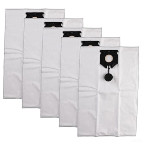 Image of 5 Count Vacuum Cleaner Bags Compatible with For Karcher NT 40/1 NT 50/1 Tact 2.889-155.0 Wet Dry Vacuum Models