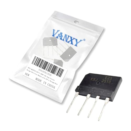 Image of 3PCS KBJ2510 GBJ2510 DIP-4 1000V 25A High Current Bridge Rectifier Module with DIP-4 Through-Hole Mounting Design