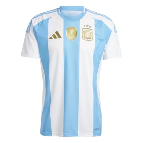 Image of adidas Mens Argentina Jersey, White/Blue 2024, Small