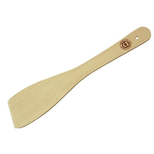 Image of APOLLO Beech Spatula Flat 12", Multi-Colour, 30x6x0.4