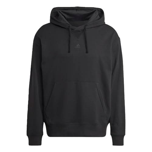 Image of adidas Men's All Szn French Terry Hoodie Hooded Sweatshirt, Black, S