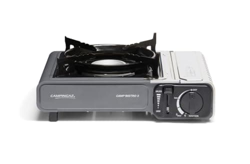 Image of Campingaz Camp Bistro 3 Stove, 1 Burner, Camping Stove, 2200-watt Capacity, Compact Outdoor Cooker, Includes Carry case for Easy Transport, Black