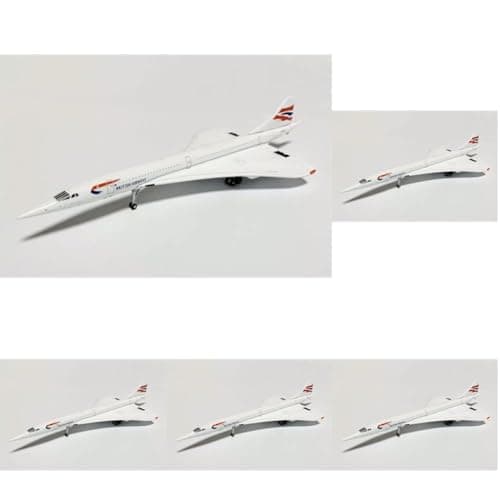 Image of Corgi CS90636 Concorde British Airways Diecast Model, Blue,white (Pack of 5)