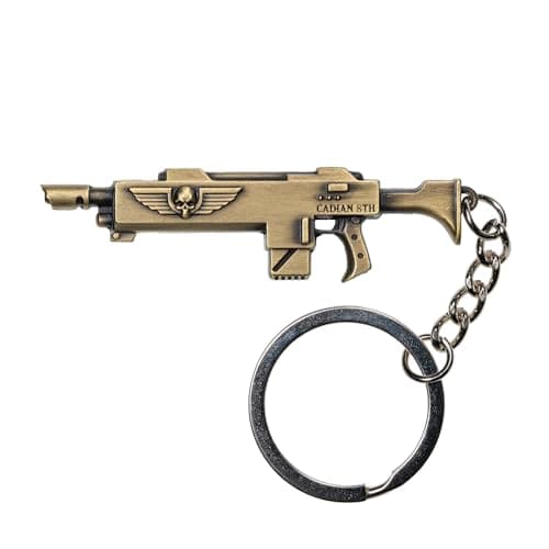 Image of Starforged Warhammer 40K Astra Militarum Lasgun Keychain Imperial Guard