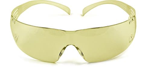 Image of 3M SecureFit Safety Glasses, Anti-Scratch / Anti-Fog, Amber Lens, SF203AS/AF-EU