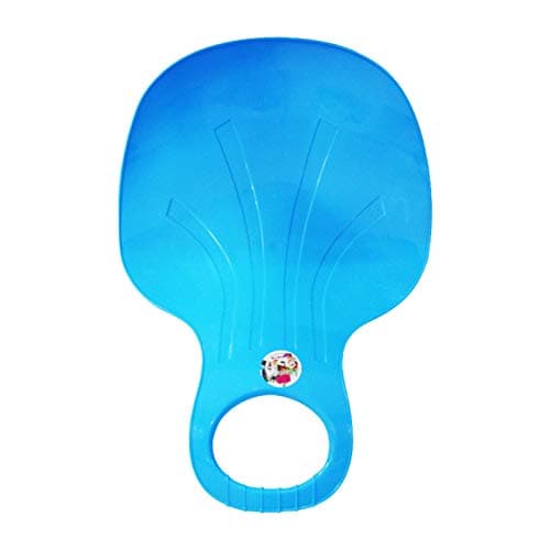 Image of Sledge, Snow Sled Board For Kids and Adults, Winter Toboggan Sleigh Sled With Rope, Skateboard for Outdoor Snow, Skiing Board, Speeder, High-Performance for Children Play on Ice Snow Grass (Blue 1)
