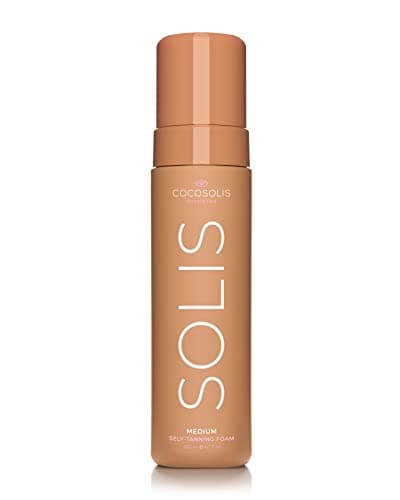 Image of COCOSOLIS SOLIS Medium self-tanning lotion for face and body, mousse for a rich, natural and long-lasting tan, with plant-based DHA (200 ml)