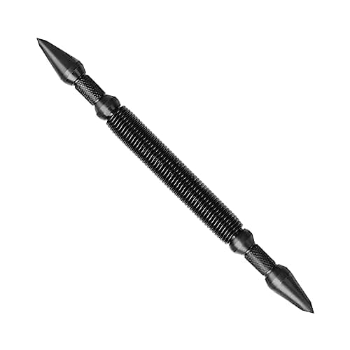 Image of TYRWEEY 1-Piece Nail Setter Dual Head Center Punch, Spring Loaded Center Hole Punch, Hand Tool for Metal or Wood, Nail Tool Features 1/8-in, 3/16-in