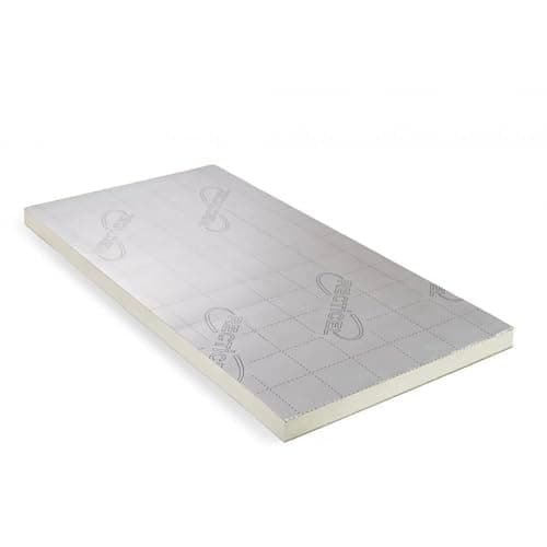 Image of 50mm PIR Insulation Board, 450mm x 1200mm (Pack of 5 - 2.7m²) for use in Roofs, Walls, Floors and Partial Fill Cavity Walls