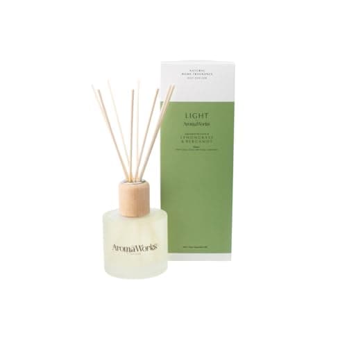 Image of AromaWorks Light Reed Diffuser 200ml, Lemongrass & Bergamot