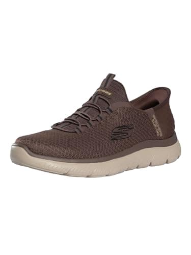 Image of Skechers Men's Slip-Ins Summits High Range Trainers, Chocolate, 10 UK