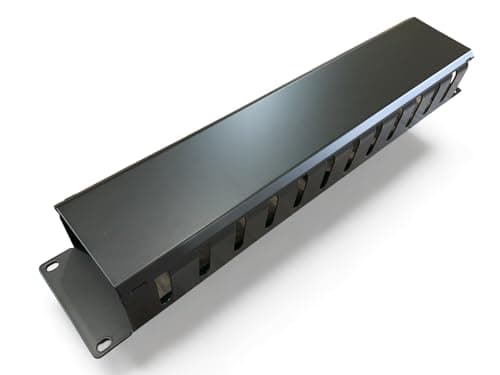 Image of Grid DCS 2U Black Horizontal Cable Management 12 Slot (Metal)