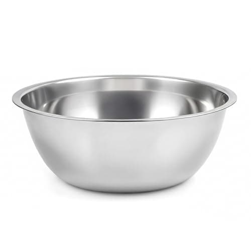 Image of Besto Stainless Steel Mixing Bowls for Baking | (24cm x 9cm) Mixing Bowl for Marinating, Kneading, Whipping, Beating, Food Prep, Serving & More | Freezer & Dishwasher Safe