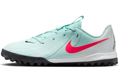 Image of NIKE Unisex's Jr. Phantom Gx 2 Club Oxford Flat, Mint Atomic Red Off Noir, 34 EU