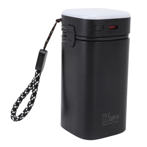 Image of POENVFPO 20000mAh Portable Power Bank with Fast Charging PD 22.5W for Camping Outdoor Activities Aluminum Alloy