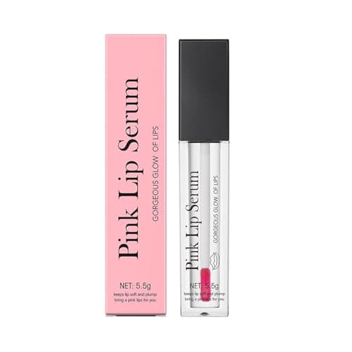 Image of Nuyiac Pink Lip Serum Plumper, Color Changing Lip Gloss, Pink Lip Serum Plump Gorgeous Glow of Lips, Pink Lip Serum Plumping, Glow Color Changing Lip Oil, Hydrating Lip Stain for Women